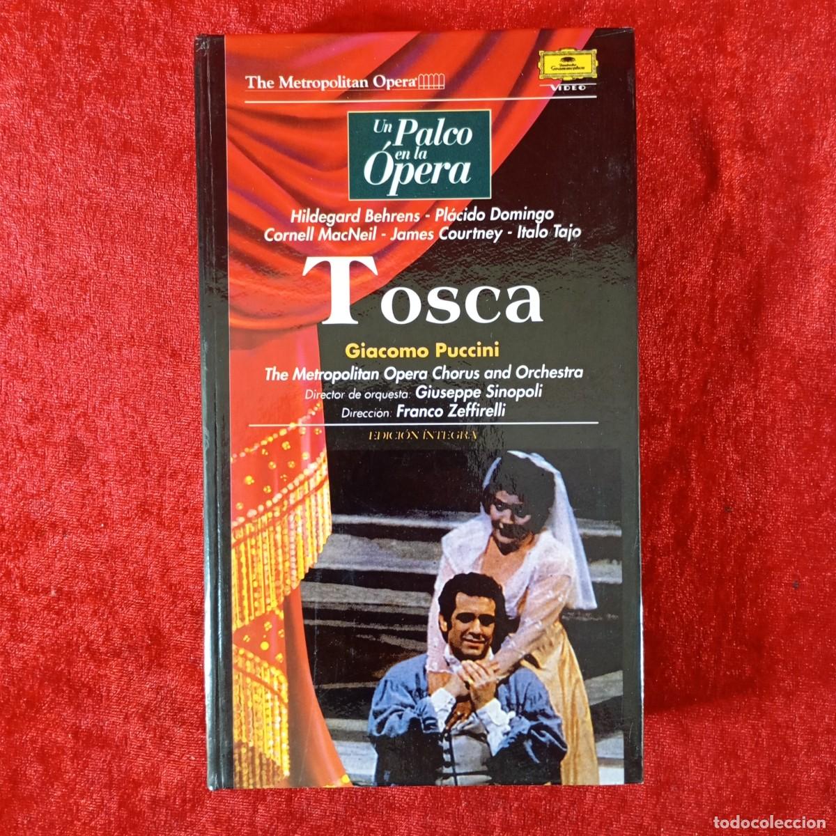 Cine: UN PALCO EN LA &Oacute;PERA - TOSCA - GIACOMO PUCCINI - EDICI&Oacute;N INTEGRA - VHS / 602