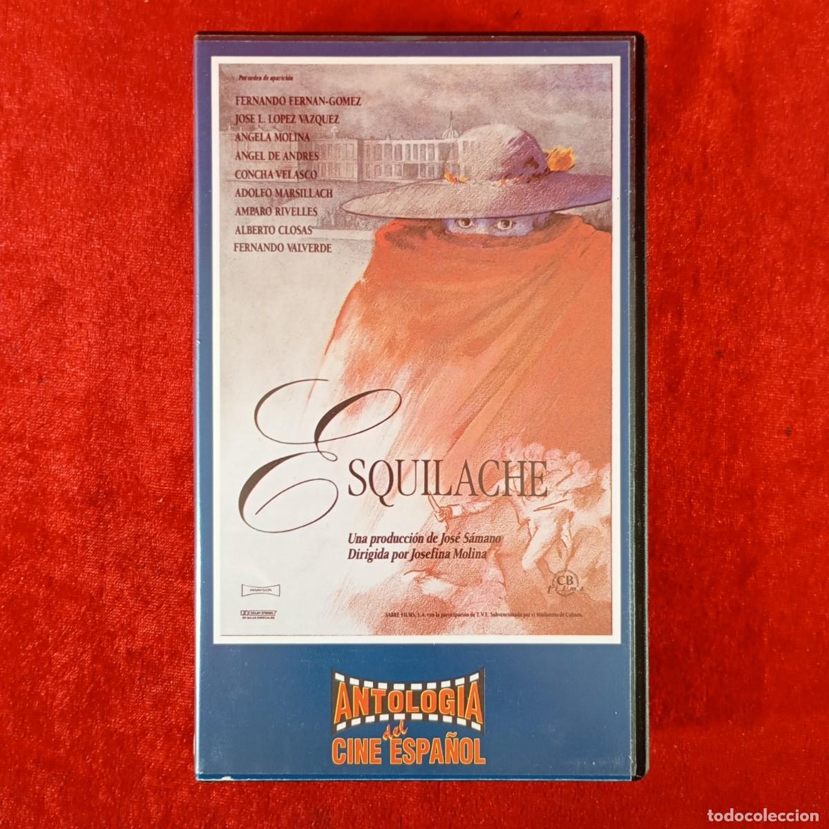 Cine: ESQUILACHE - UNA PRODUCCI&Oacute;N DE JOS&Eacute; S&Aacute;MANO - ANTOLOGIA DEL CINE ESPA&Ntilde;OL - VHS / 614