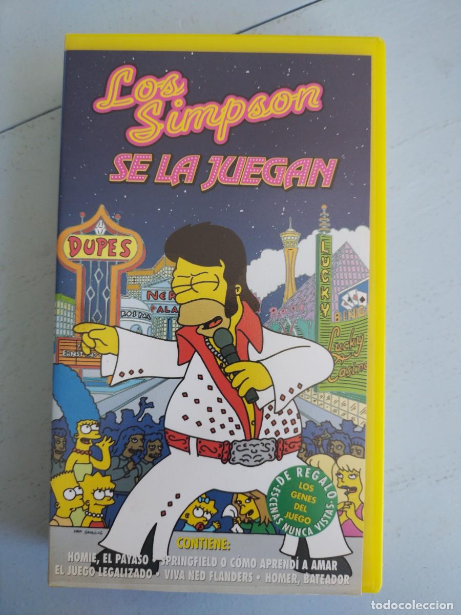 Cine: Pel&iacute;cula VHS LOS SIMSONS SE LA JUEGAN