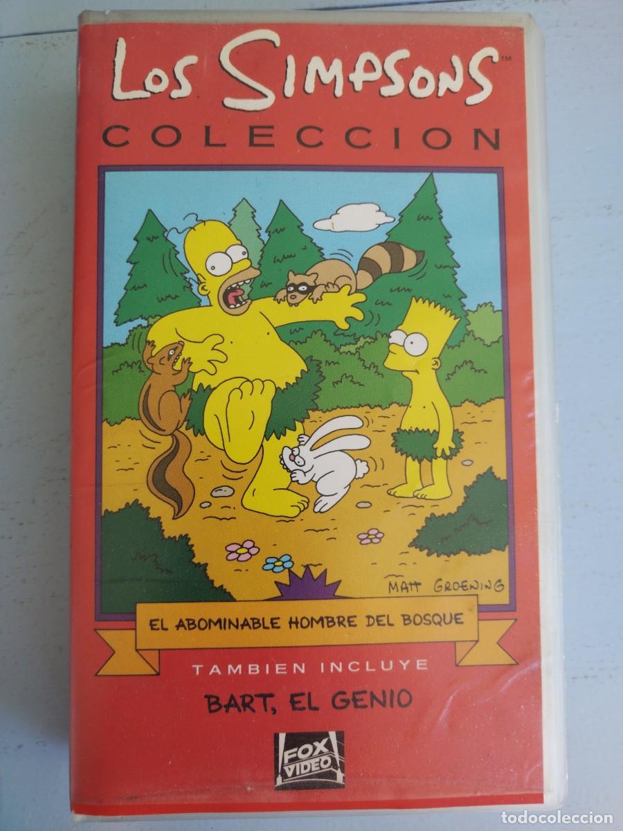 Cine: Pel&iacute;cula VHS LOS SIMPSONS EL ABOMINABLE HOMBRE DEL BOSQUE