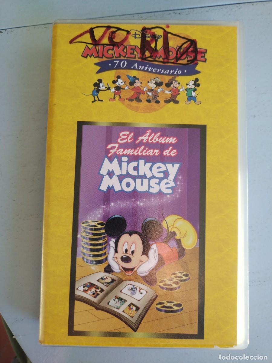 Cine: Pel&iacute;cula VHS WALT DISNEY. EL ALBUM FAMILIAR DE MICKEY MOUSE