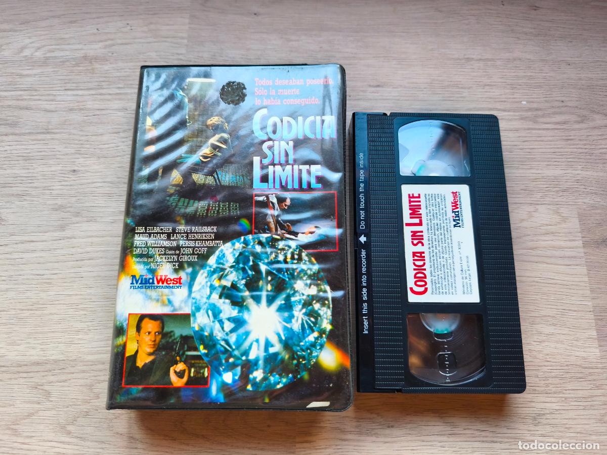 Cine: PELICULA VHS CODICIA SIN LIMITE LISA EILBACHER STEVE RAILSBACK A&Ntilde;O 1988