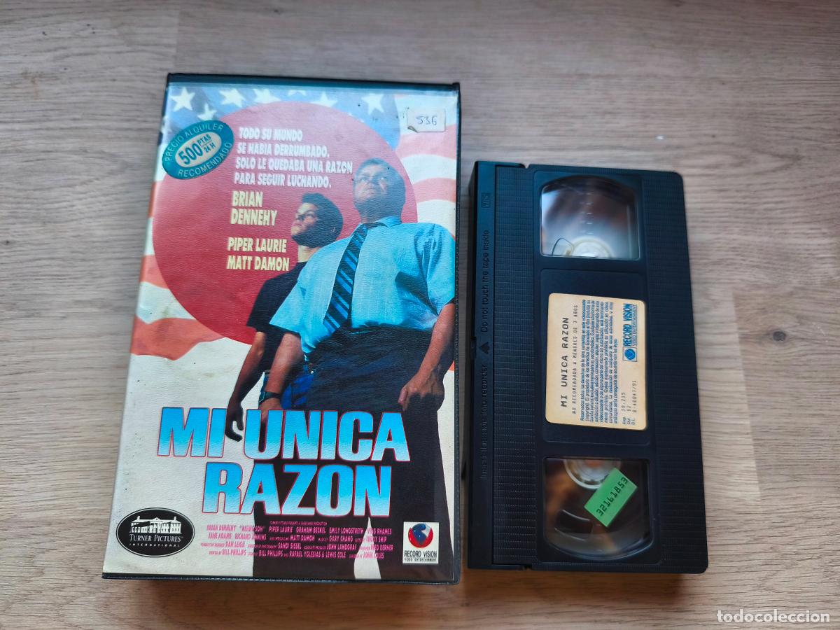 Cine: PELICULA VHS MI UNICA RAZON BRIAN DENNEHY PIPER LAURIE A&Ntilde;O 1990