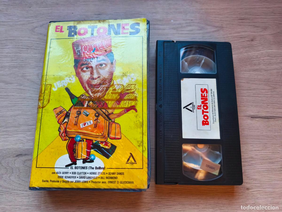 Cine: PELICULA VHS EL BOTONES JERRY LEWIS A&Ntilde;O 1960