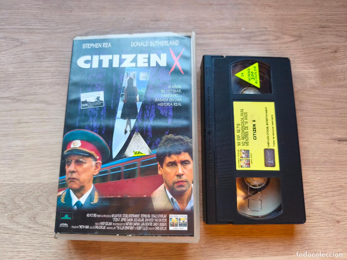 Cine: PELICULA VHS CITIZEN X STEPHEN REA DONALD SUTHERLAND A&Ntilde;O 1996