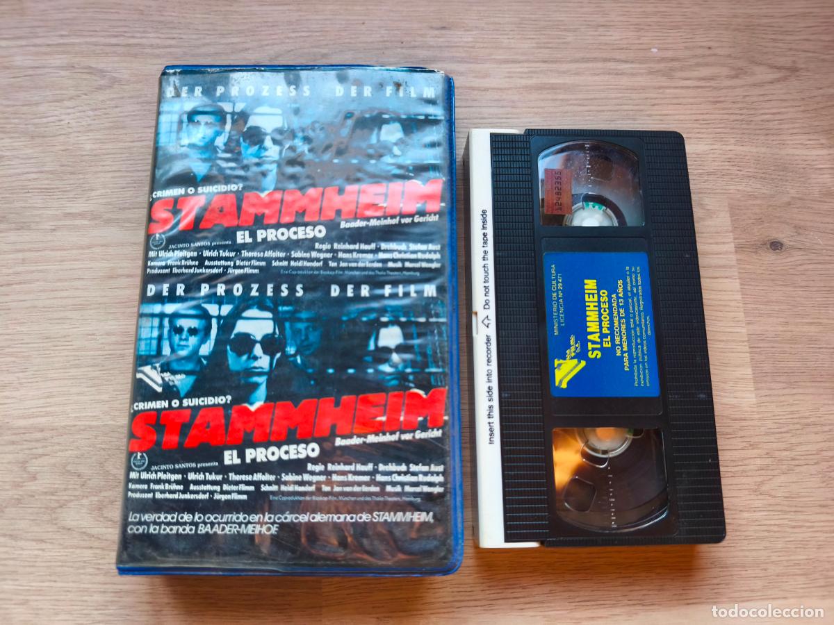 Cine: PELICULA VHS STAMMHEIM EL PROCESO BAADER MEINHOF REINHARD HAUFF A&Ntilde;O 1986
