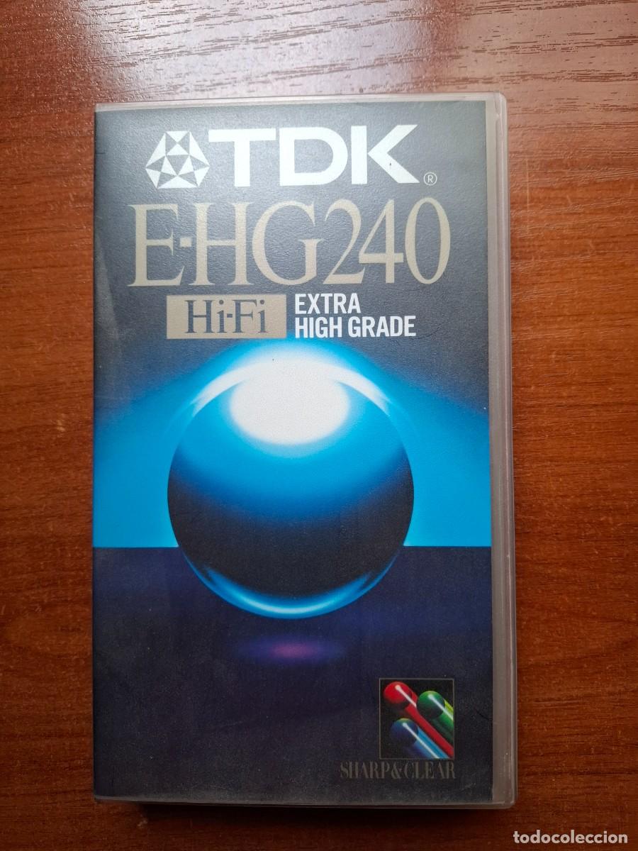 Cinema: Una CINTA VHS. TDK E-HG. EXTRA HIGH GRADE