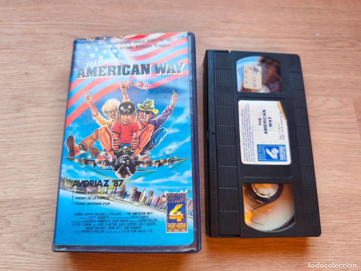 Cine: PELICULA VHS THE AMERICAN WAY LOS VIAJEROS DE LA TORMENTA DENNIS HOPPER A&Ntilde;O 1986