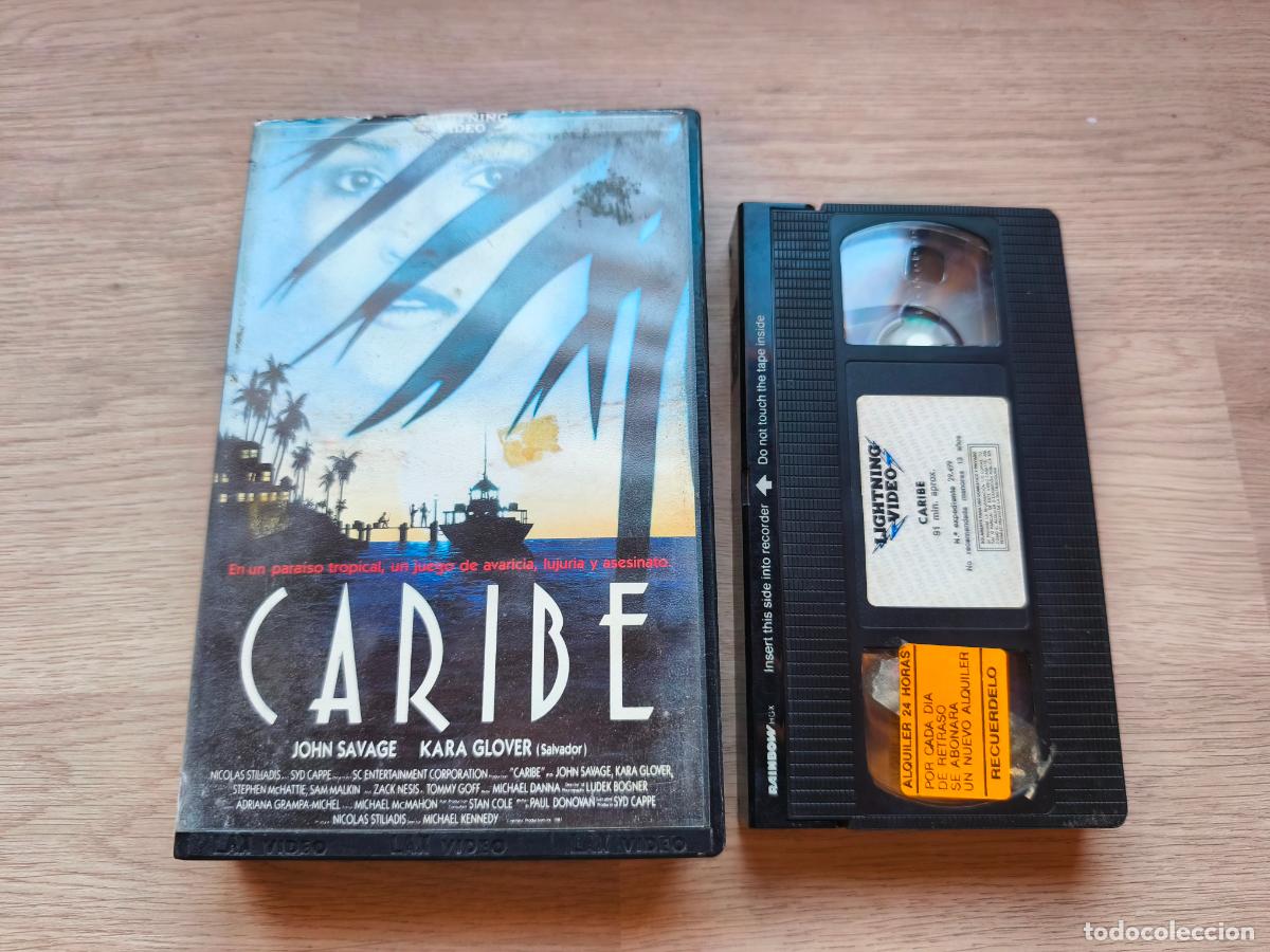 Cine: PELICULA VHS CARIBE JOHN SAVAGE KARA GLOVER A&Ntilde;O 1987