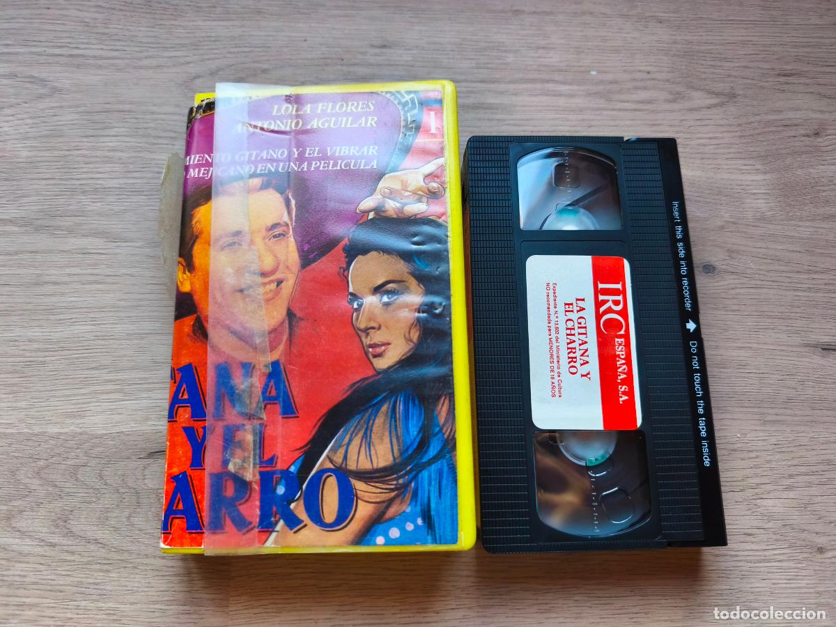 Cine: PELICULA VHS LA GITANA Y EL CHARRO LOLA FLORES ANTONIO AGUILAR A&Ntilde;O 19??