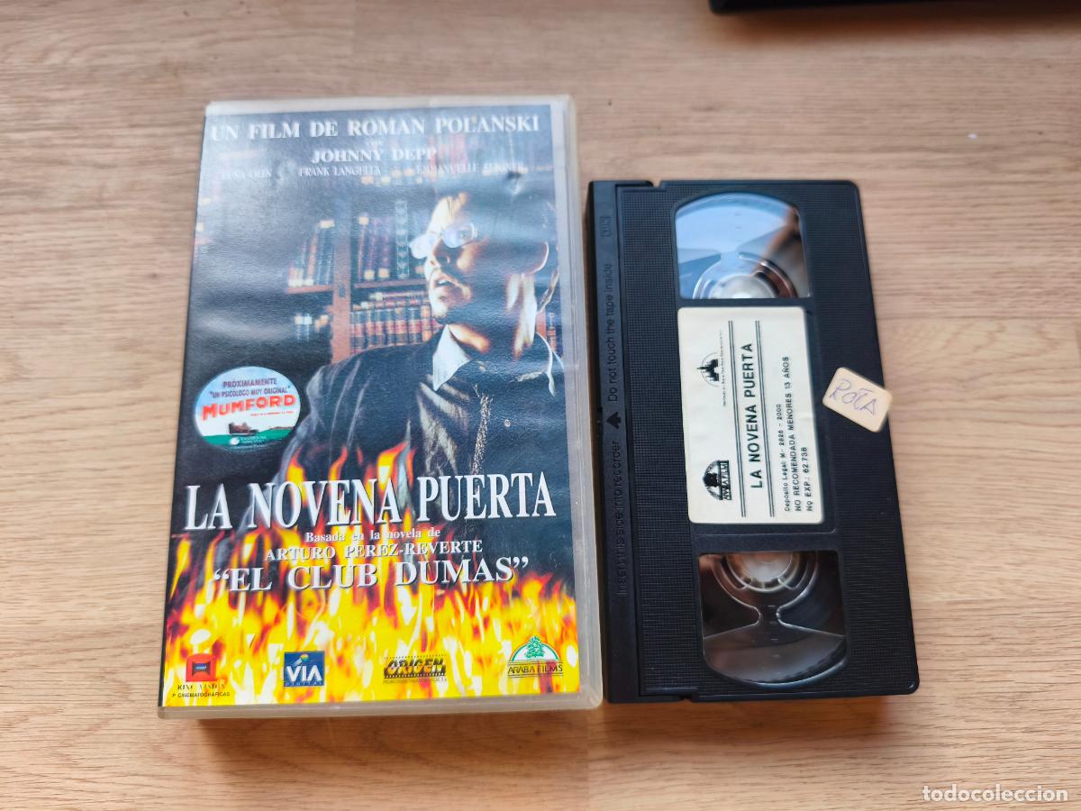 Cine: PELICULA VHS LA NOVENA PUERTA JOHNNY DEPP A&Ntilde;O 2000