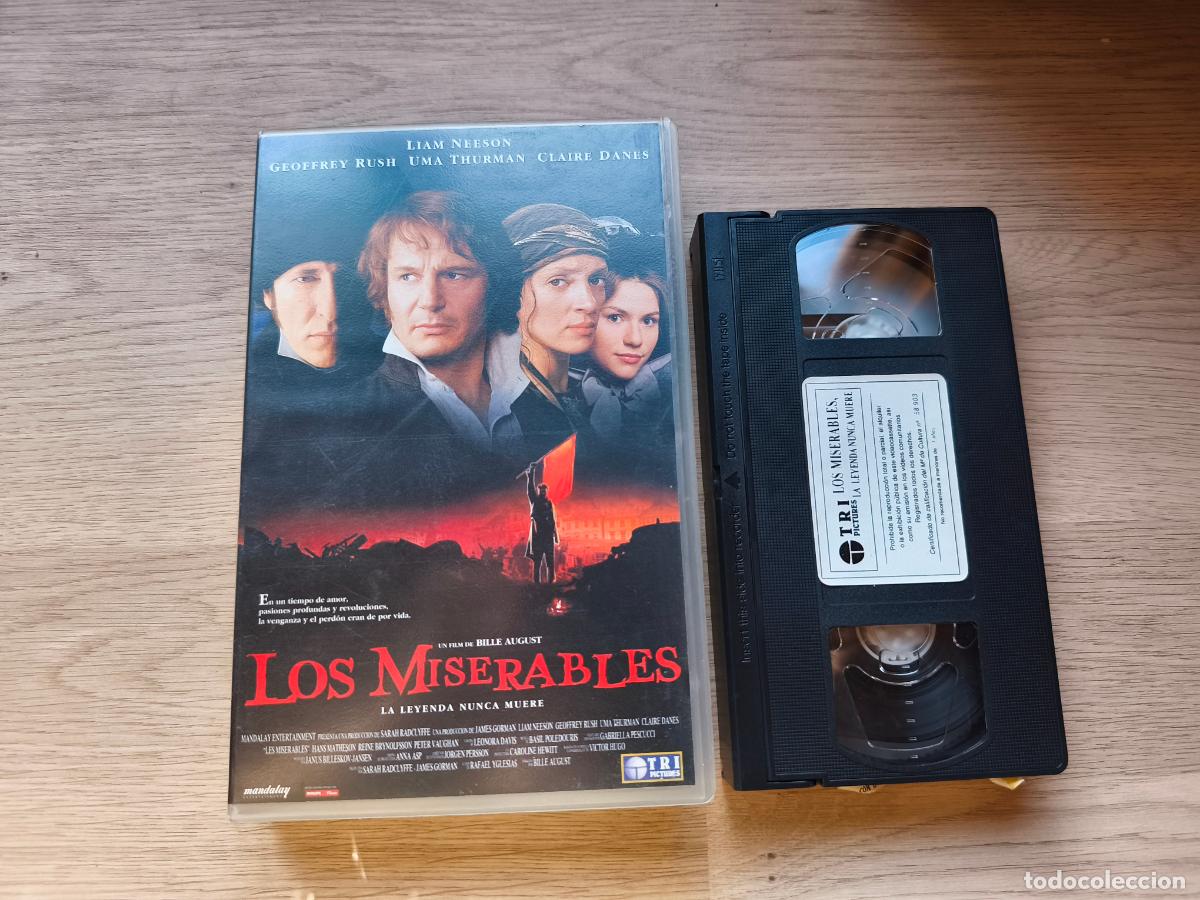 Cine: PELICULA VHS LOS MISERABLES LIAM NEESON A&Ntilde;O 1999