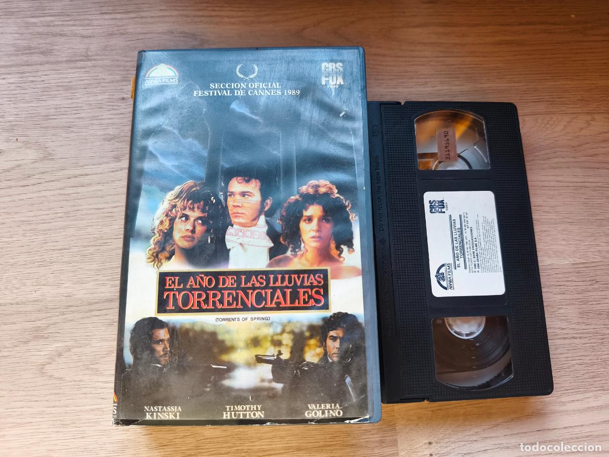 Cine: PELICULA VHS EL A&Ntilde;O DE LAS LLUVIAS TORRENCIALES NASTASSIA KINSKI TIMOTHY HUTTON VALERIA GOLINO 1990