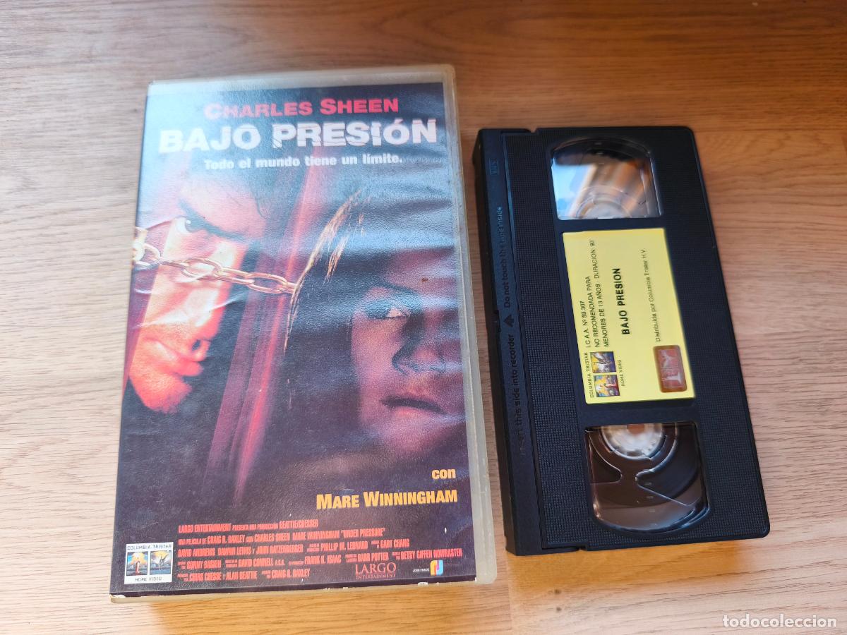 Cine: PELICULA VHS BAJO PRESION CHARLES SHEEN A&Ntilde;O 1999