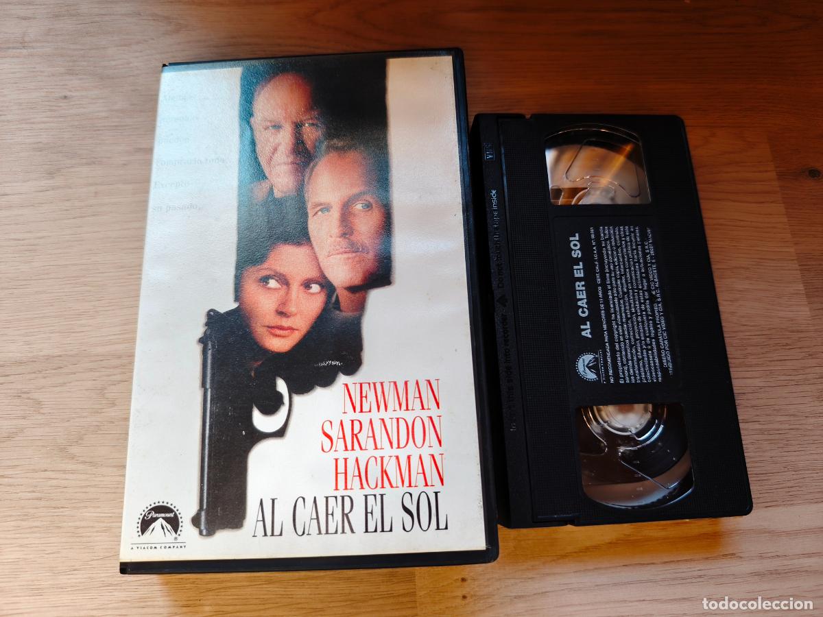 Cine: PELICULA VHS AL CAER EL SOL NEWMAN SARANDON HACKMAN A&Ntilde;O 1998