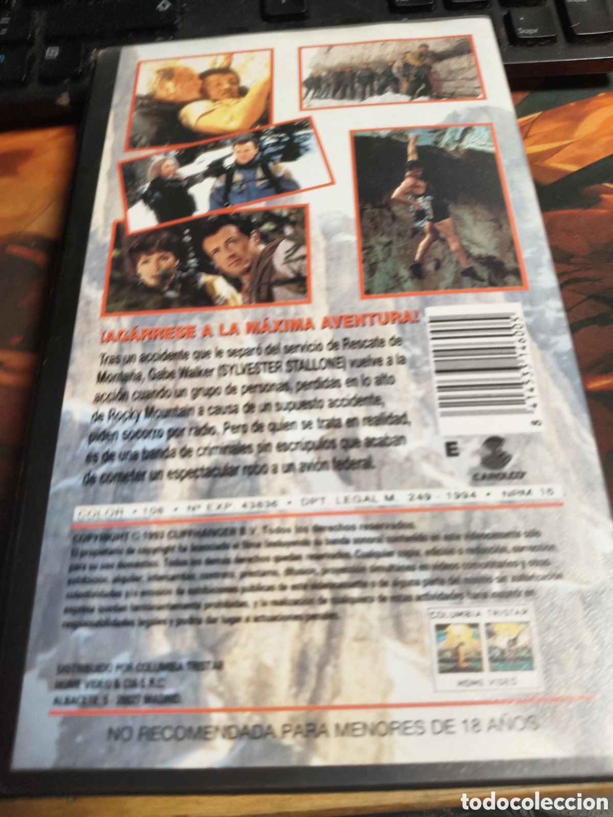 Cine: M&aacute;ximo riesgo ---- VHS - Foto 2