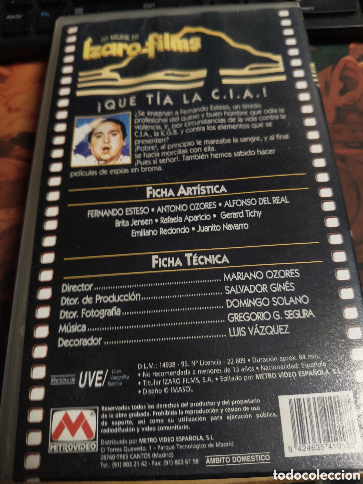 Cine: Que t&iacute;a la c.i.a VHS - Foto 2