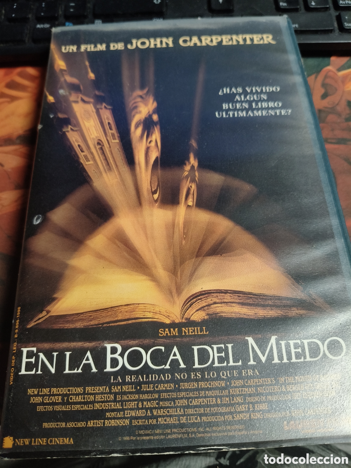 Cine: En la boca del miedo VHS