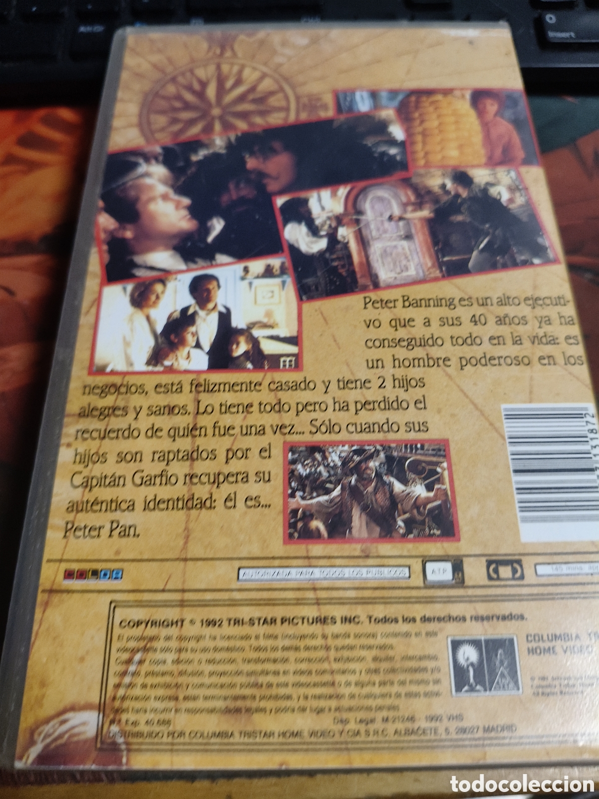 Cine: Hook el capit&aacute;n garfio VHS - Foto 2