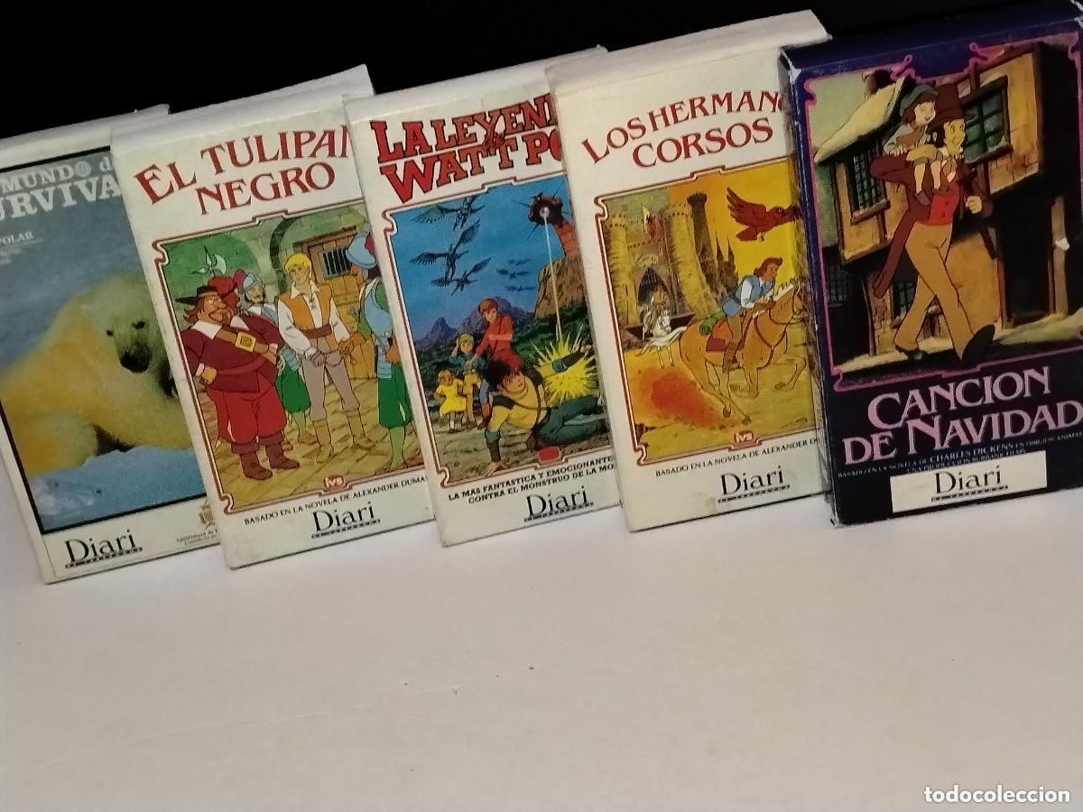 Cinema: COLECCI&Oacute;N DE 5 VHS DE CL&Aacute;SSICOS ANIMADOS