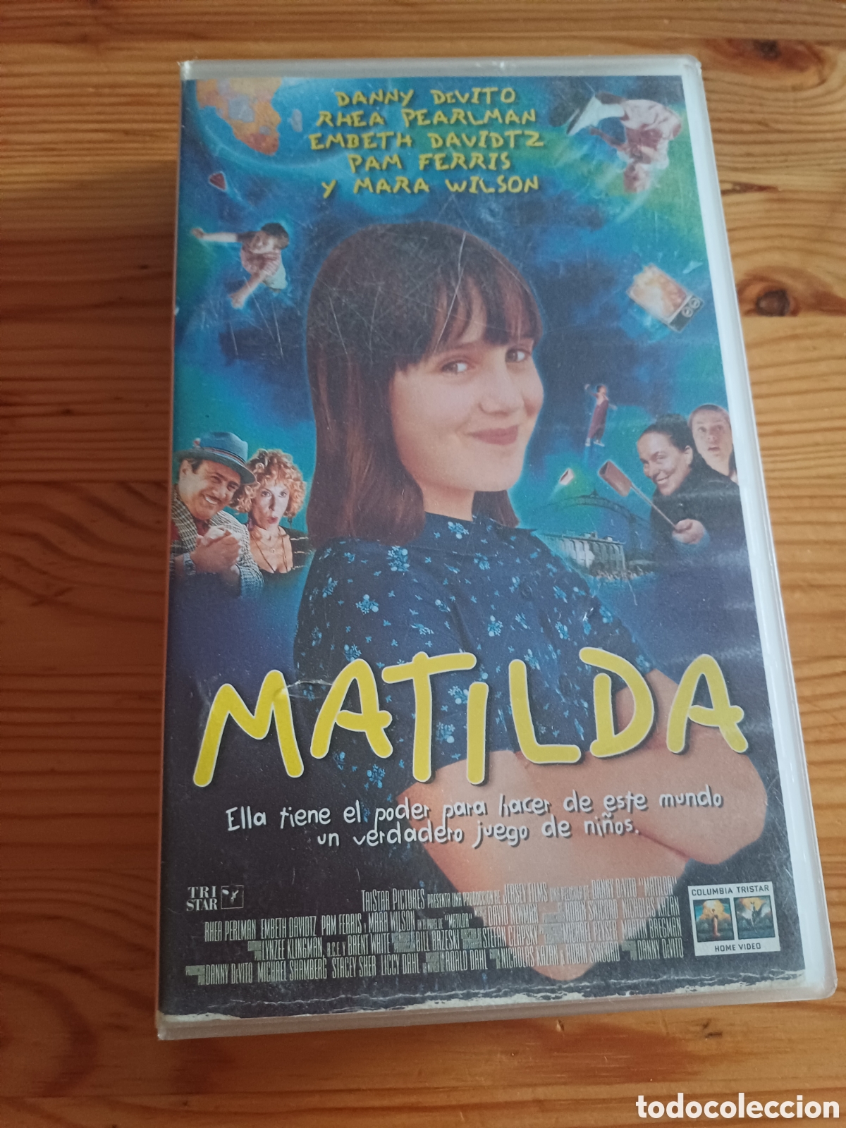 Cine: Matilda VHS Danny DeVito Rhea Pearlman Embetz Davidtz Pam Ferris Mara Wilson