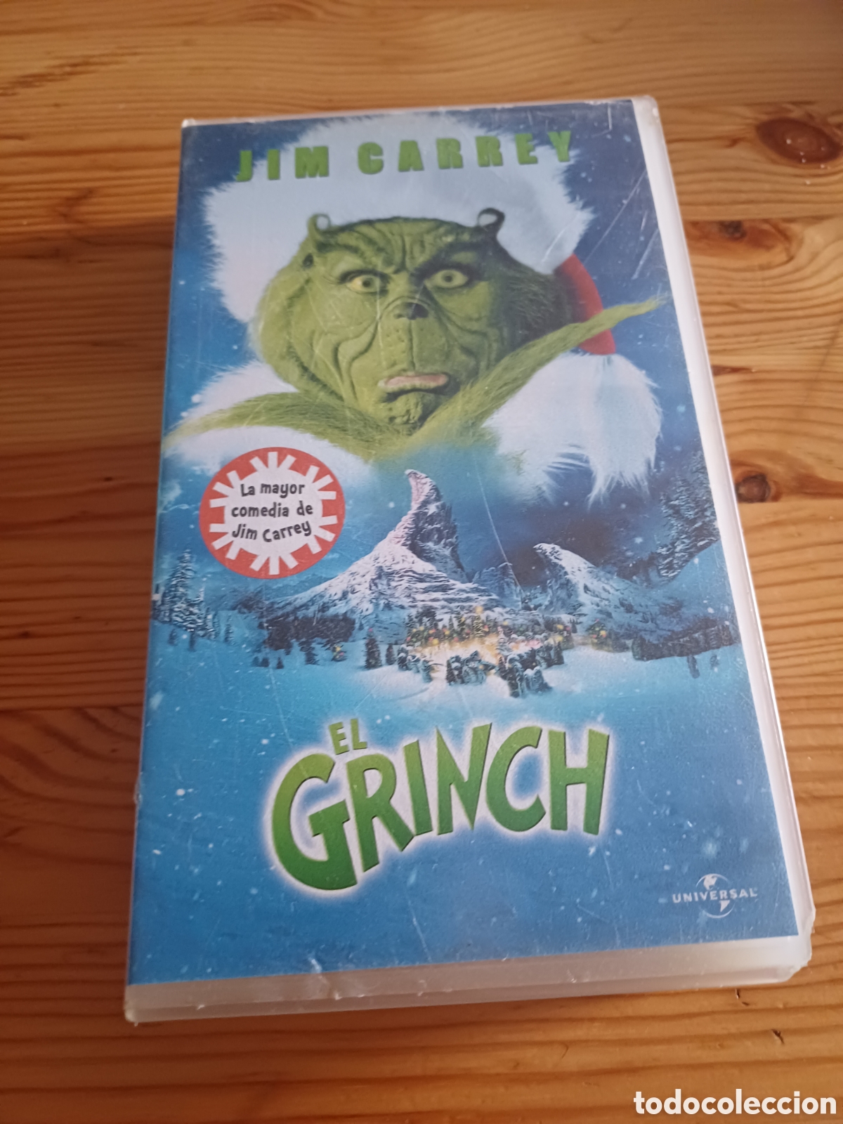 Cine: El Grinch VHS Cine navidad Jim Carrey Universal