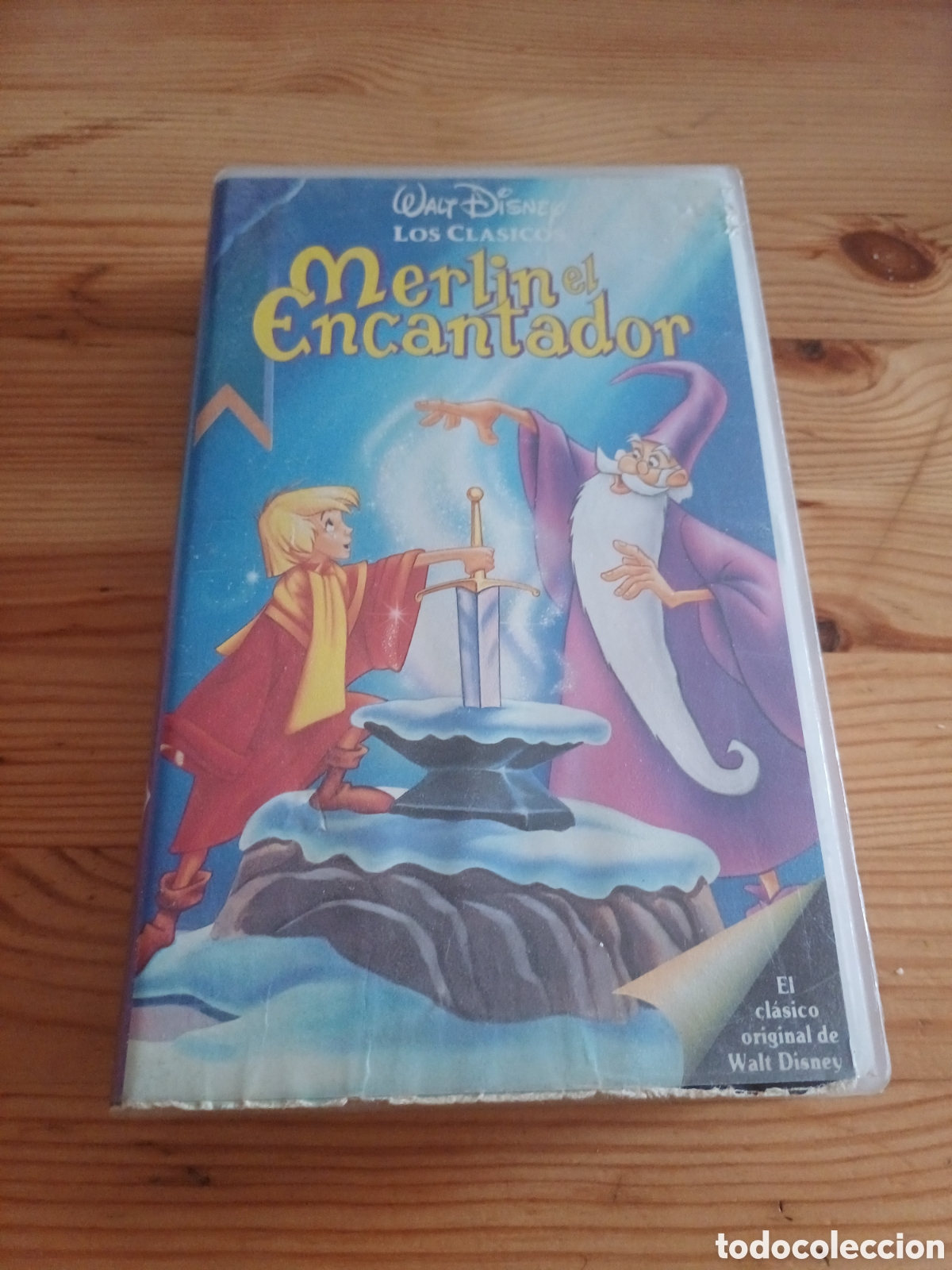 Cine: Merlin el encantador VHS Walt Disney Los clasicos