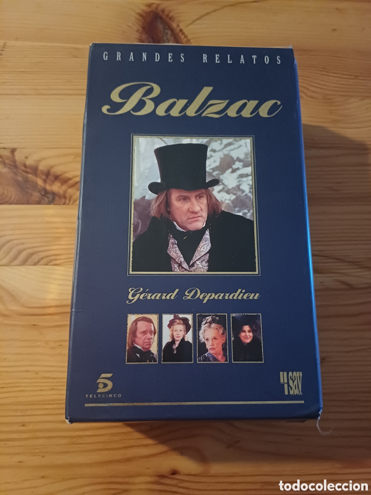 Cine: Balzac Grandes relatos VHS Gerard Depardieu Jeanne Moreau Fanny Ardant Virni Lisi 1a y 2a parte