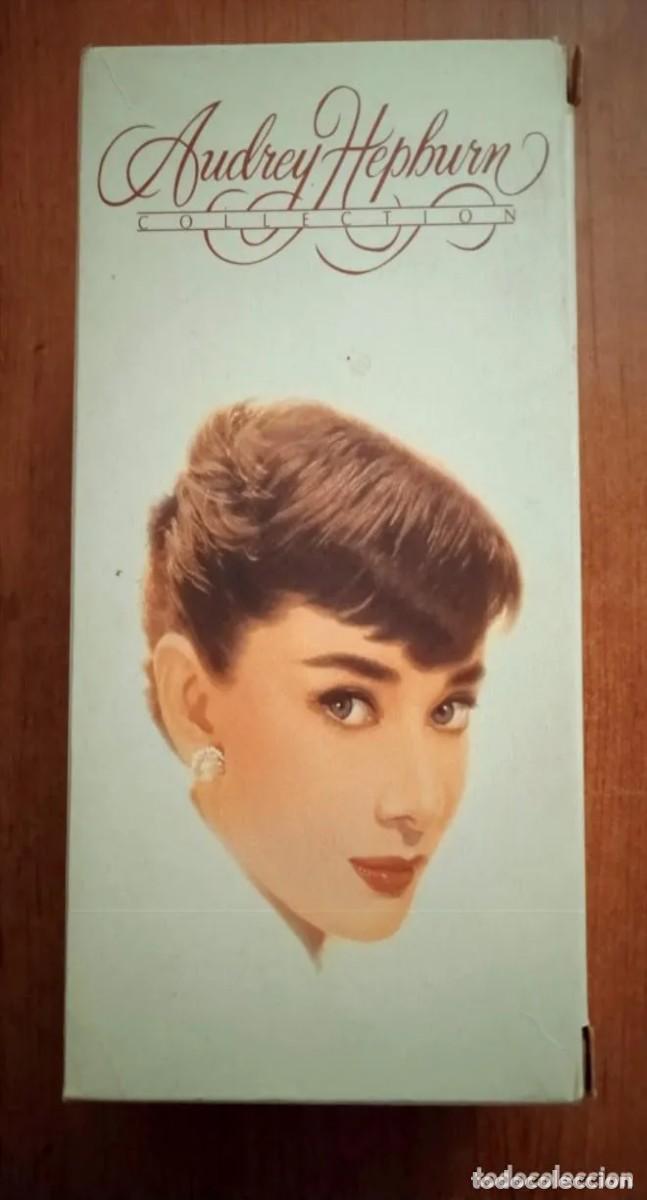 Cinema: estuche con 3 VHS de las peliculas mas famosas de Audrey Hepbrun