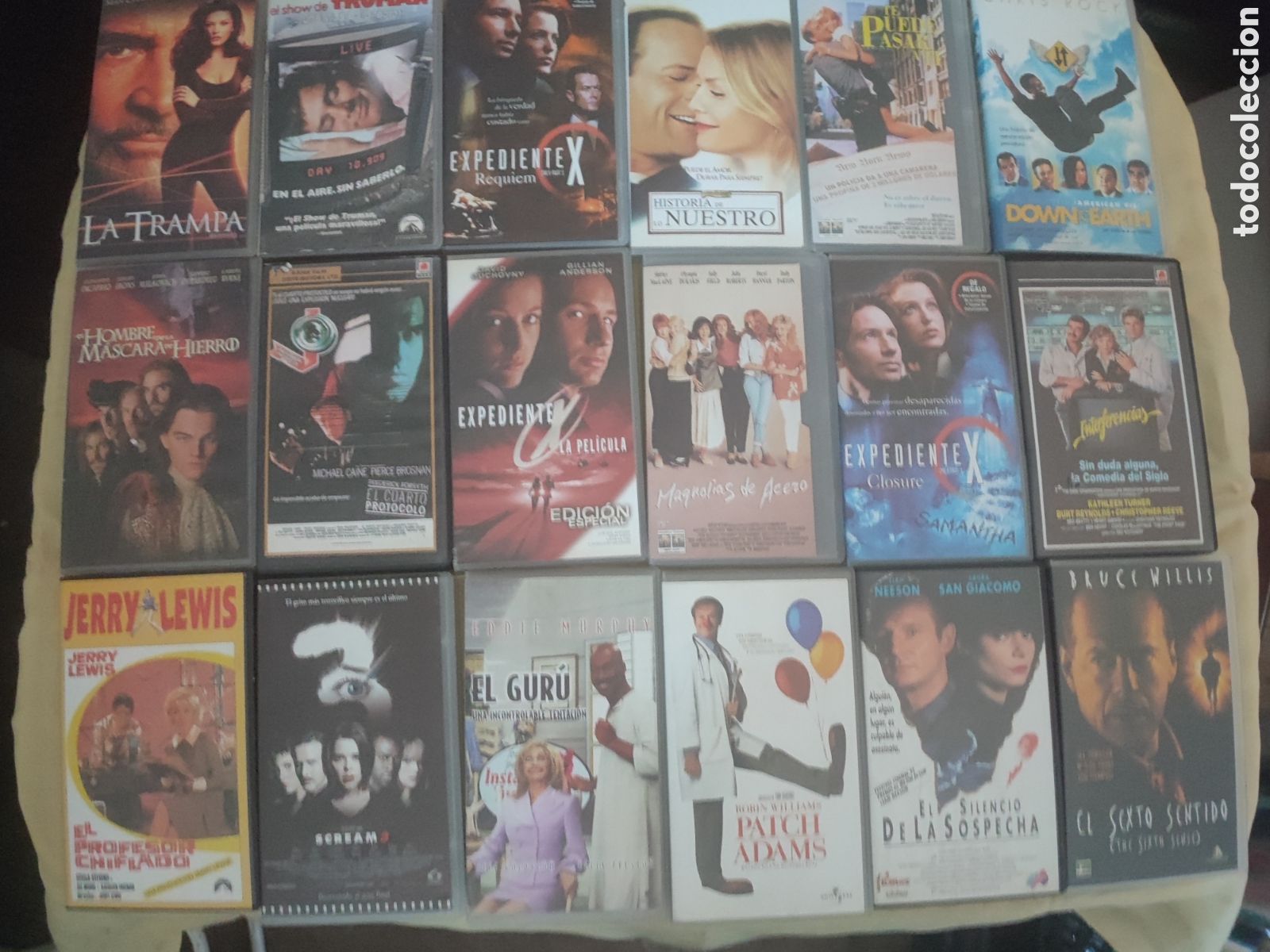 Cinema: LOTE 18 PEL&Iacute;CULAS VHS diferentes tem&aacute;ticas todas en buen estado