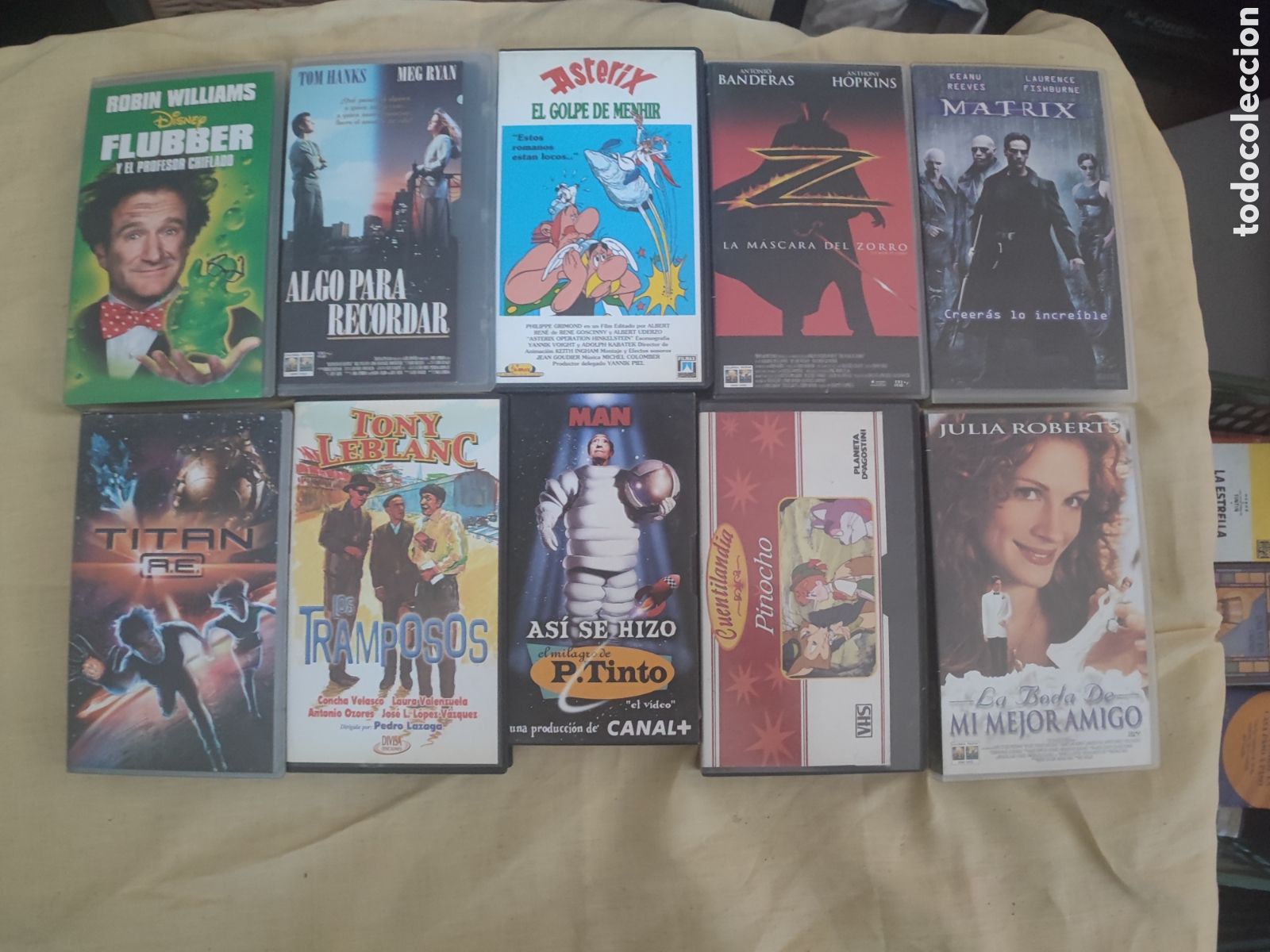 Cinema: LOTE 10 PEL&Iacute;CULAS VHS