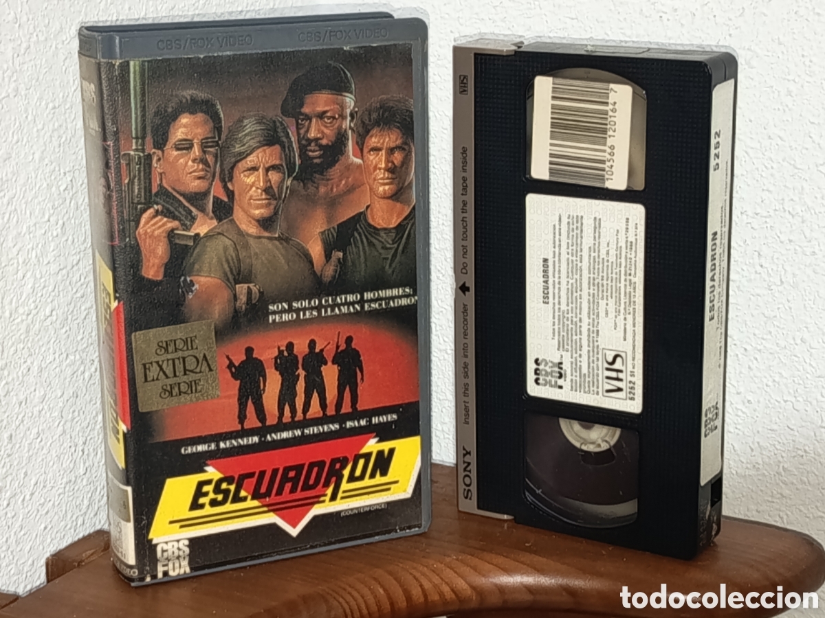 Cine: Escuadr&oacute;n. Jos&eacute; Antonio de la loma. Pel&iacute;cula VHS