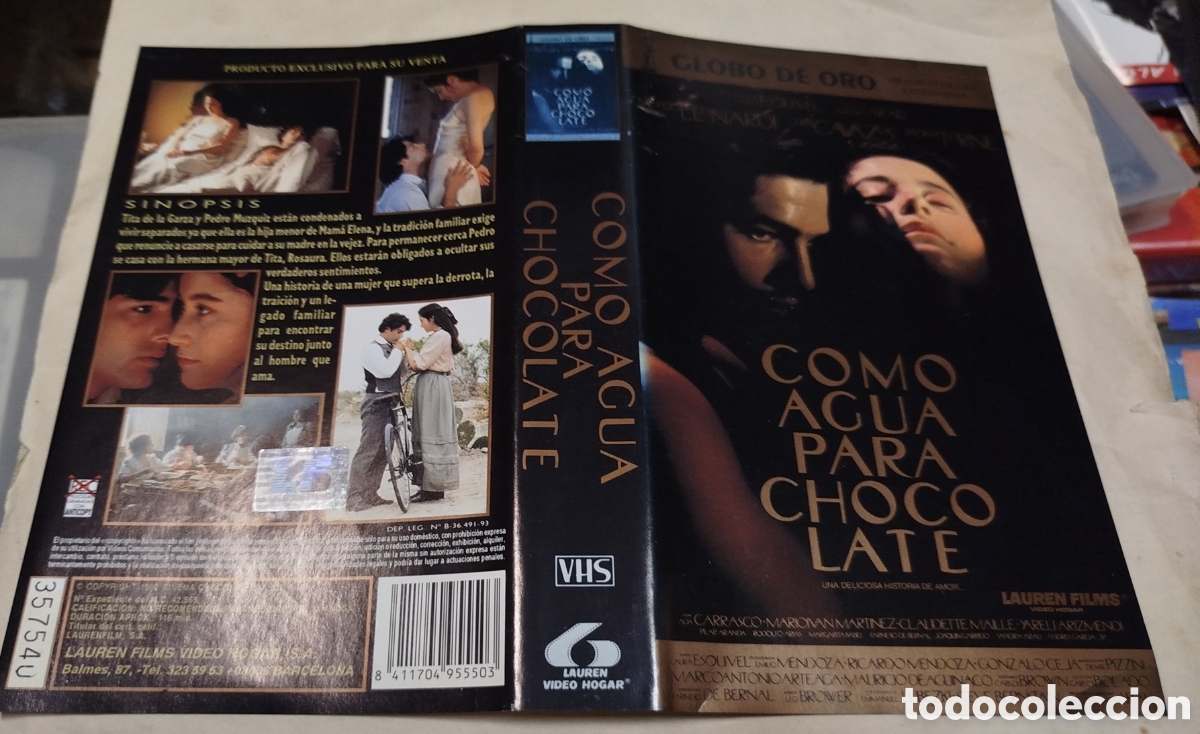 Cine: Como agua para chocolate. SOLO CAR&Aacute;TULA