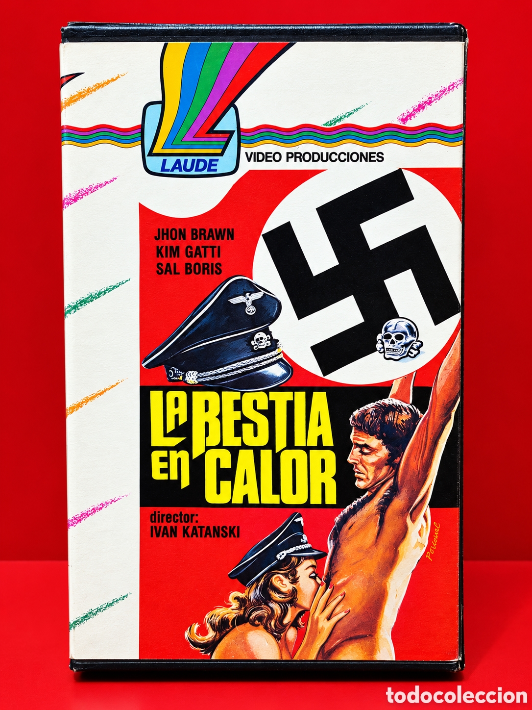 Cine: LA BESTIA (LA BESTIA EN CALOR) (1977) - LUIGI BATZELLA - Terror. Thriller | Nazismo