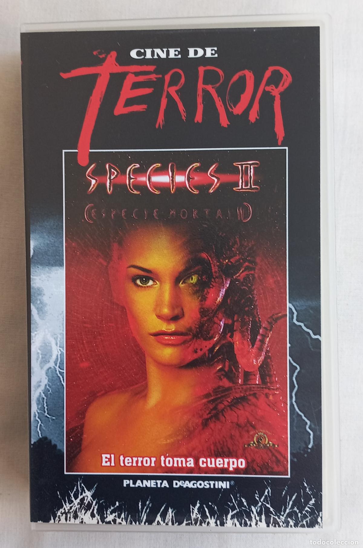 Cine: SPECIES II. EL TERROR TOMA CUERPO. ESPECIE MORTAL 2. VHS CINE DE TERROR. PLANETA DeAgostini