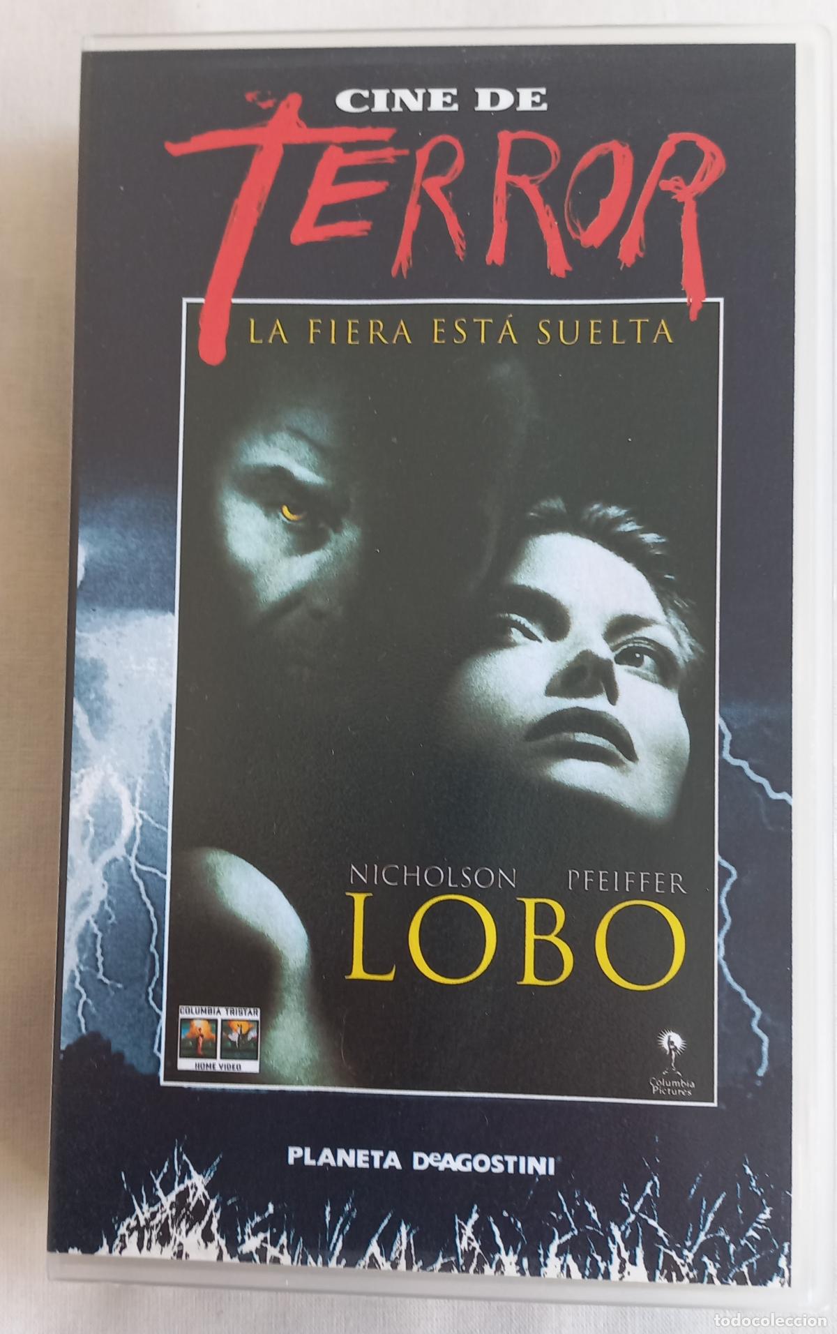 Cine: LOBO, LA FIERA ANDA SUELTA. JACK NICHOLSON, PFEIFER. VHS CINE DE TERROR. PLANETA DeAgostini