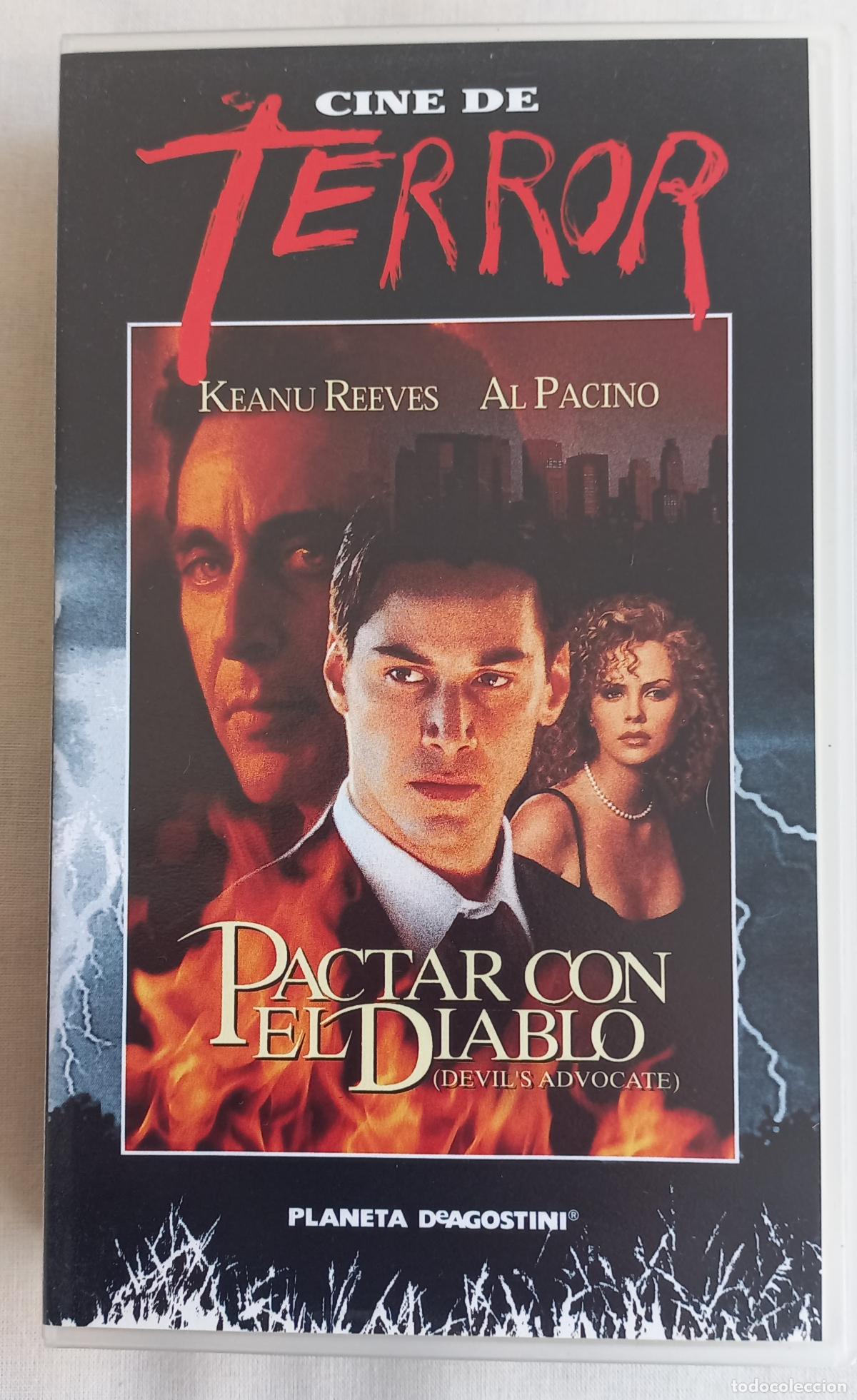 Cine: PACTAR CON EL DIABLO (DEVIL ADVOCATE) KEANU REEVES AL PACINO VHS. CINE DE TERROR. PLANETA DeAgostini