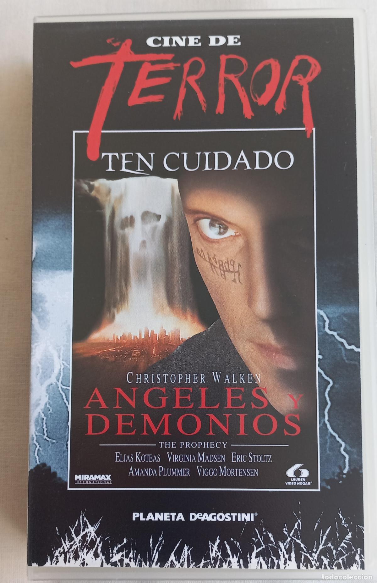 Cine: ANGELES Y DEMONIOS. VHS. CINE DE TERROR. PLANETA DeAgostini