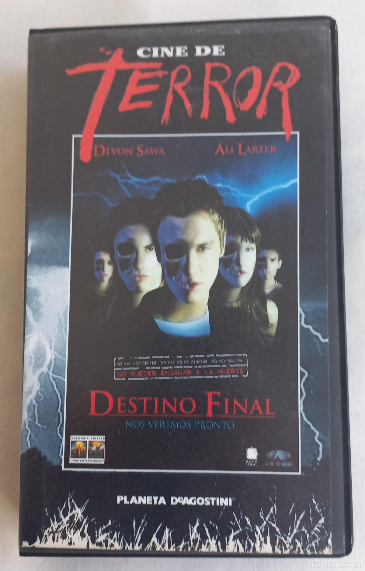 Cine: DESTINO FINAL. VHS. CINE DE TERROR. PLANETA DeAgostini