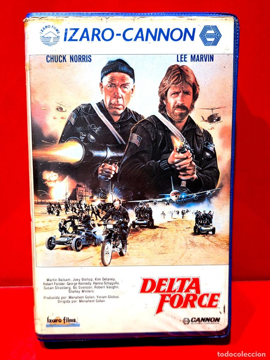 Cine: DELTA FORCE (1986) - Chuck Norris, Lee Marvin, Martin Balsam - 1&ordf; EDIC. IZARO
