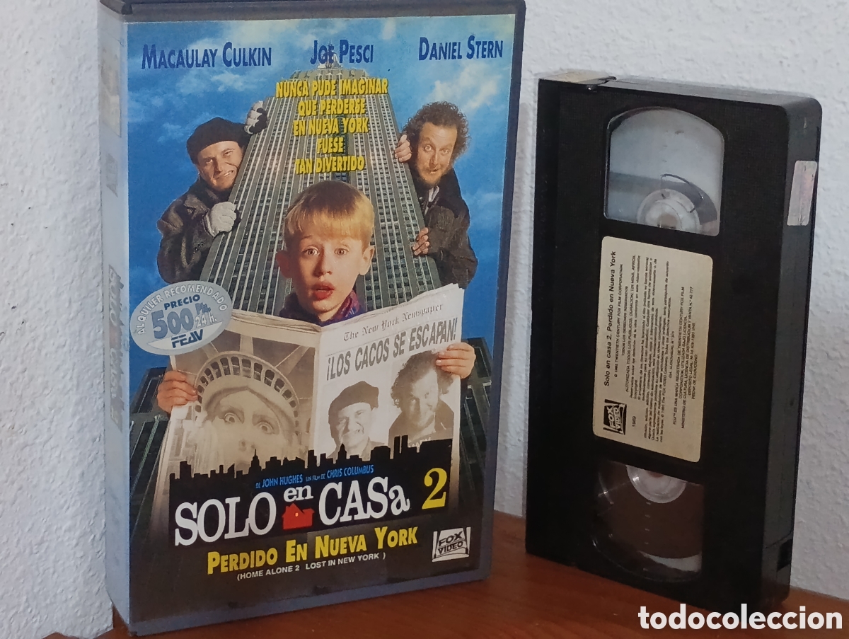 Cine: Solo en casa 2. Macaulay culkin. Pel&iacute;cula VHS