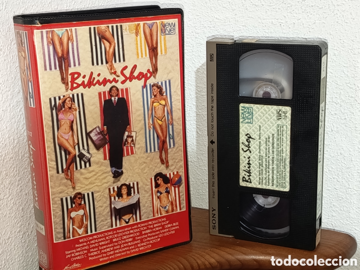 Cine: Bikini shop. Pel&iacute;cula VHS