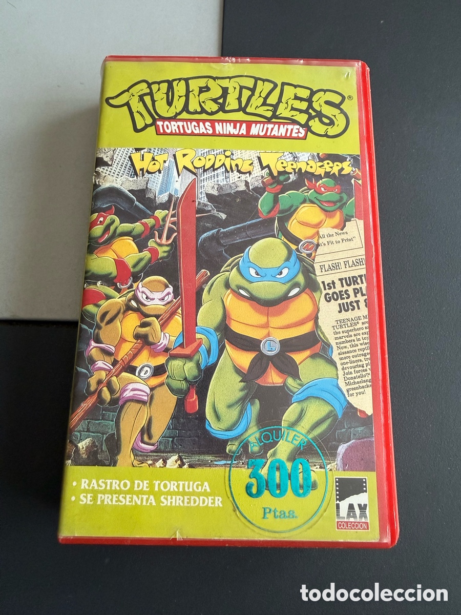 Cine: VHS. TORTUGAS NINJA. Rastro de Tortuga-Se Presenta Shredder. Video Club