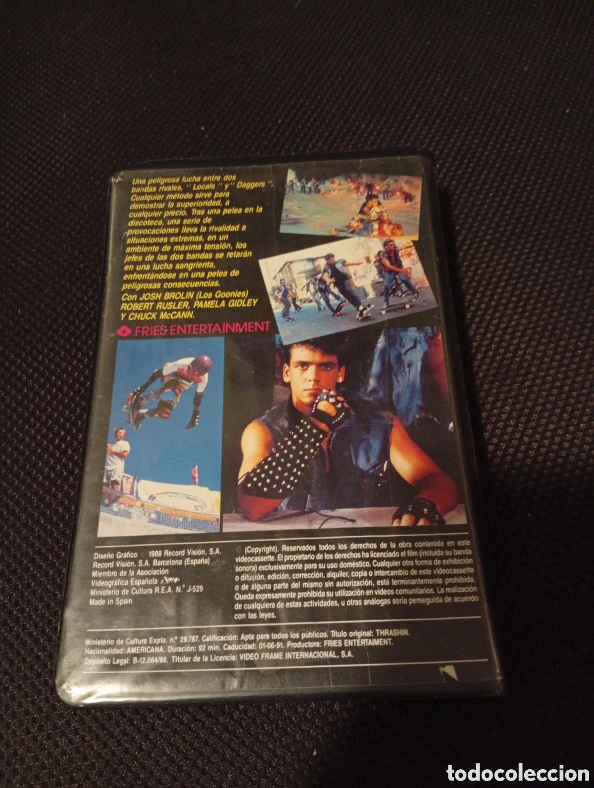 Cine: Thrashin vhs pel&iacute;cula - Foto 2