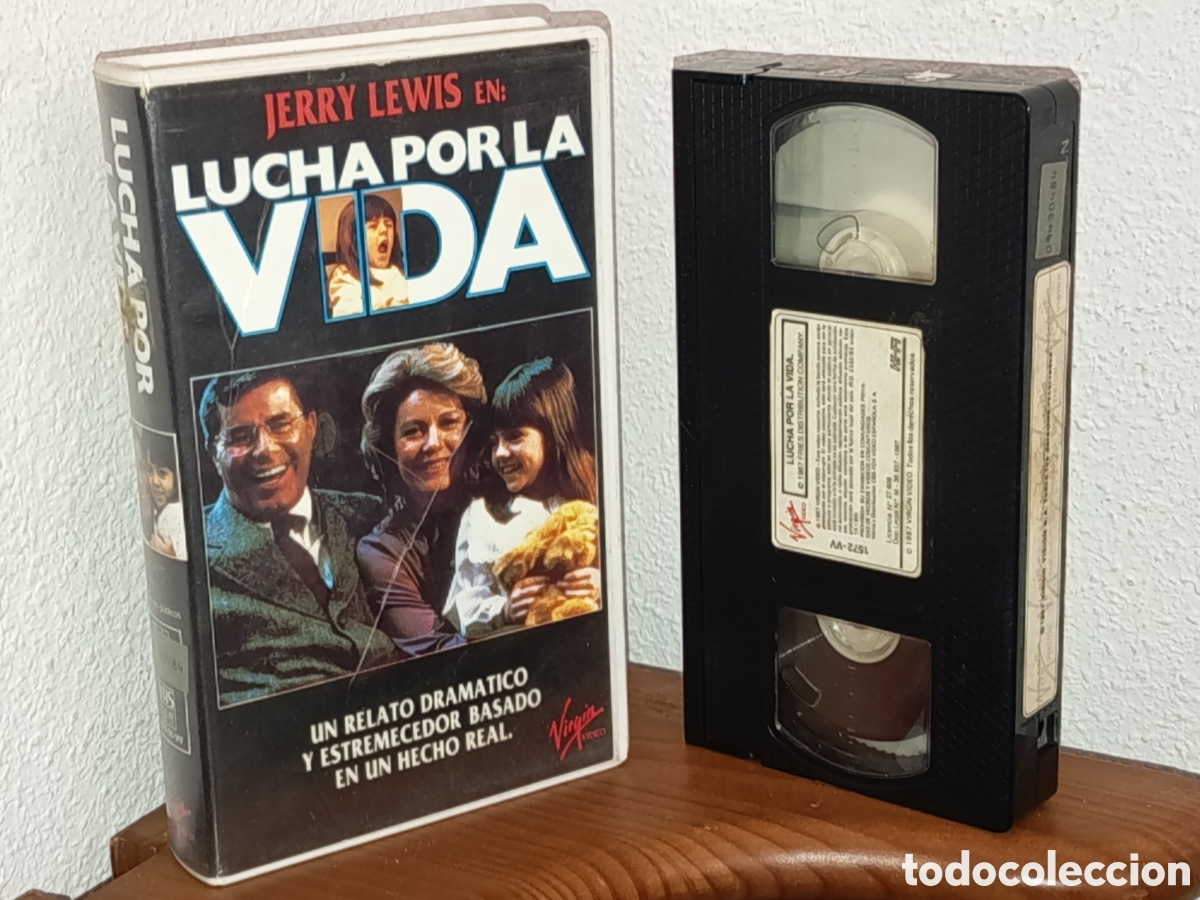 Cine: Lucha por la vida. Jerry Lewis. Pel&iacute;cula VHS