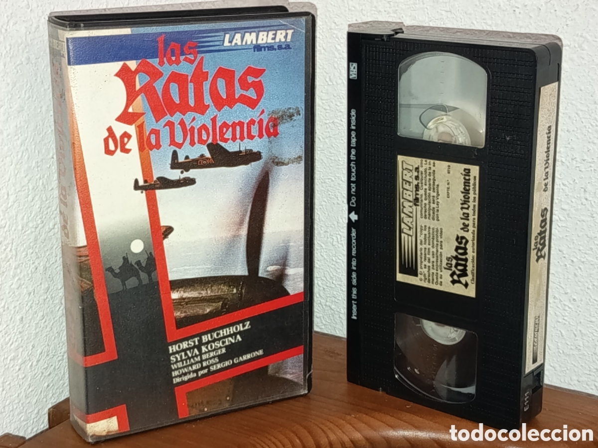 Cine: Las ratas de la violencia. Pel&iacute;cula VHS