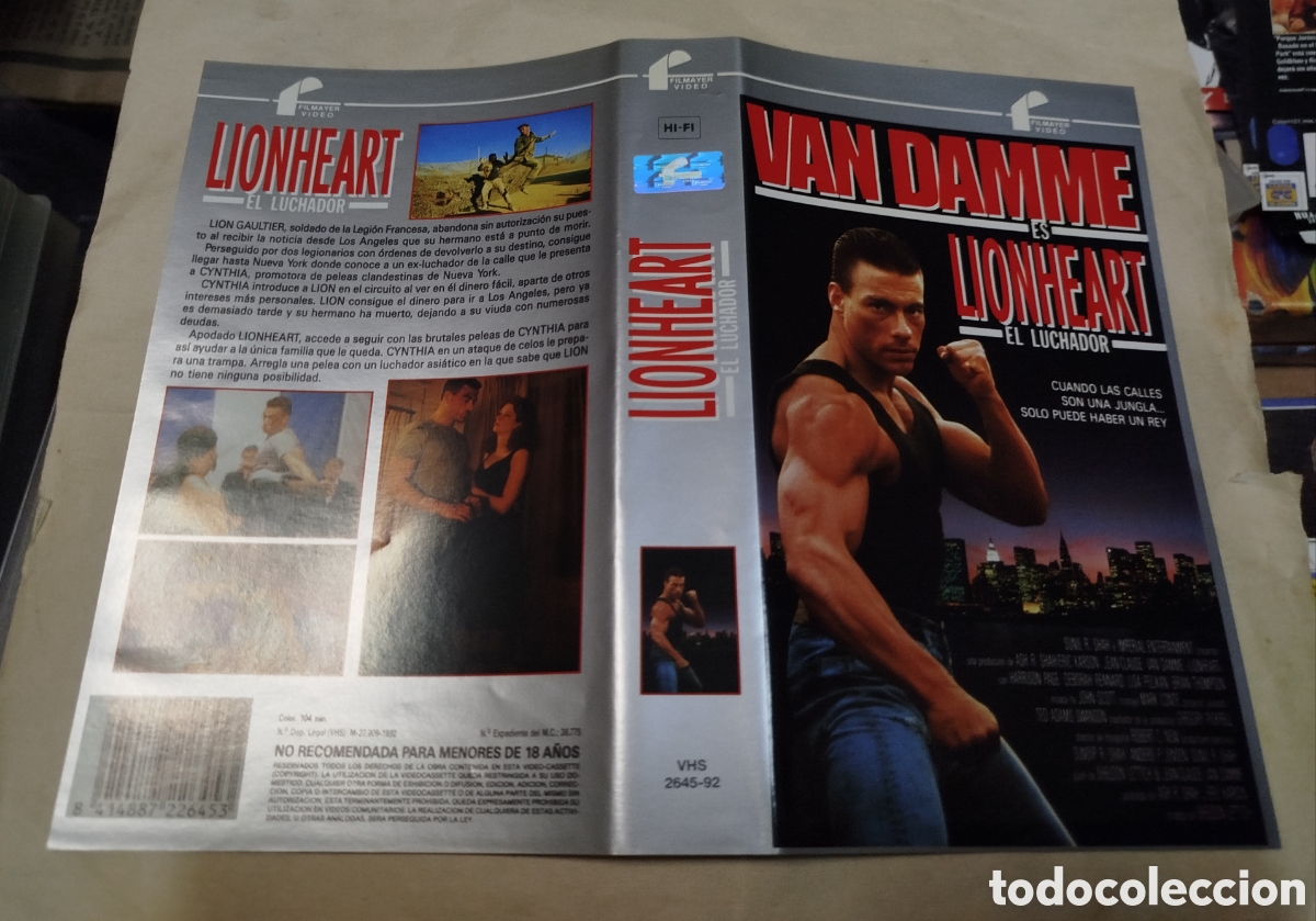 Kino: Lionheart. El luchador. SOLO CAR&Aacute;TULA