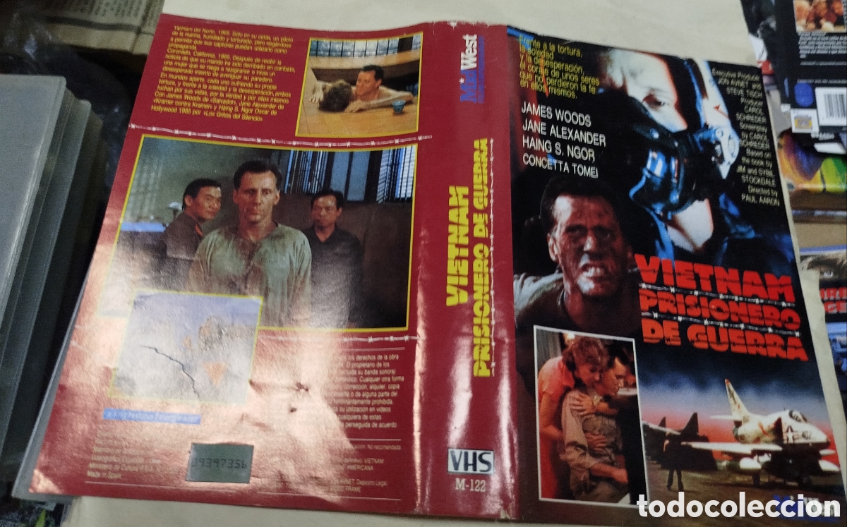 Kino: Vietnam. Prisionero de guerra. SOLO CAR&Aacute;TULA. VHS