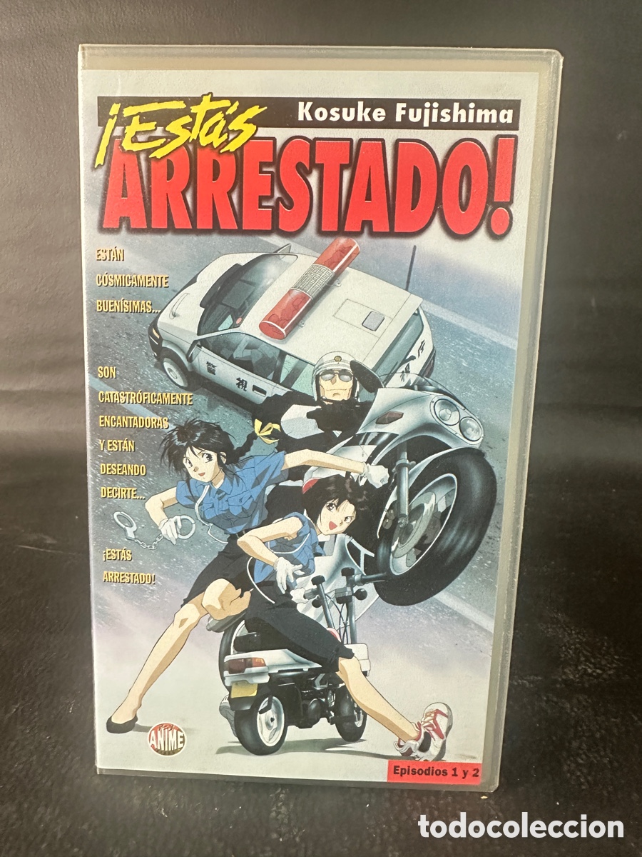 Cinema: VHS MANGA ANIME - ESTAS ARRESTADO