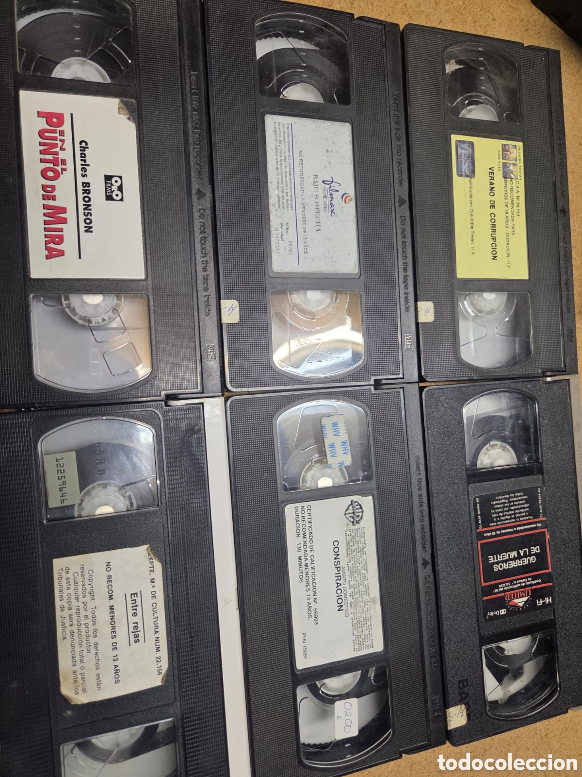 Cinema: Cintas VHS de videoclub originales &ndash; Cine cl&aacute;sico, acci&oacute;n, suspense y thriller &ndash; Coleccionismo retro